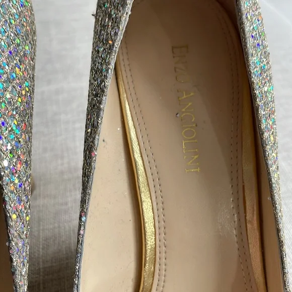 Enzo Angiolini crystal peep toe pump size 9 - Picture 6 of 12